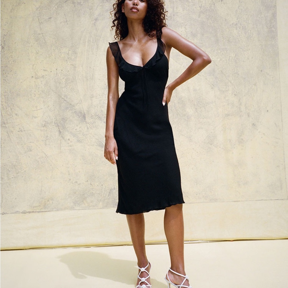 Realisation Par The Gemma - Black Midi Dress